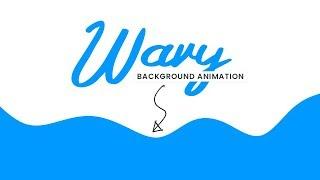 Animated Waves using SVG | CSS Javascript & TweenMax