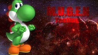 M.U.G.E.N Testing: Yoshi by MikeS.Densky" ;edited by YochiThMaster333