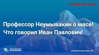 Профессор Неумывакин о мясе! Что говорил Иван Павлович? Прямой эфир с главным врачом Центра!