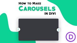 How to make Carousel in Divi