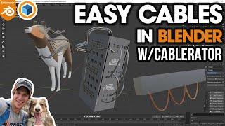 Creating EASY CABLES in Blender with CABLERATOR! (New Blender Add-On!)