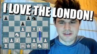 Magnus Carlsen gives a London System lesson! 
