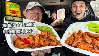 Chicago's Best Wings with Chicago Musician Jommis | Buffalo Joe's in Evanston