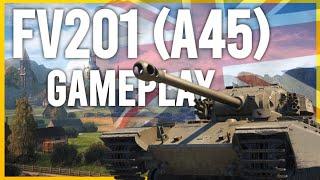 World of Tanks FV201 (A45) Gameplay [4K]