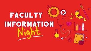 Faculty of Law Information Night 2024