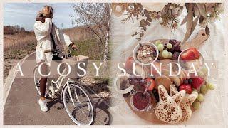 A COSY SUNDAY | sunny bike rides, spring brunch board + cooking my favourite roast 