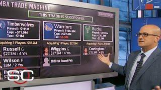 NBA Trade Machine: How the Warriors, Bucks & Timberwolves pull off a blockbuster deal | SportsCenter