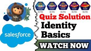 Identity Basics | Salesforce Trailhead | Quiz Solution