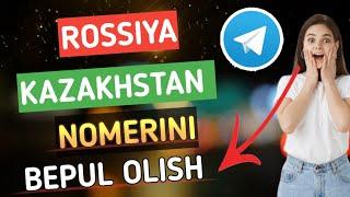 ROSSIYA KAZAKHSTAN NOMERINI BEPUL OLISH // USA NOMER OLISH // BEPUL NOMER OLISH 2023