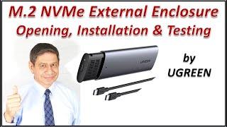 UGREEN M.2 NVMe External Enclosure: Opening, Installation, Testing and Review