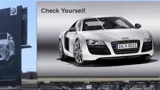 Audi Vs BMW billboard wars