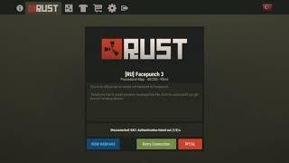 Rust authenication timed out 1/2 Hatası