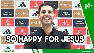 GABRIEL JESUS TOP QUALITY | Mikel Arteta | Arsenal 3-2 Crystal Palace