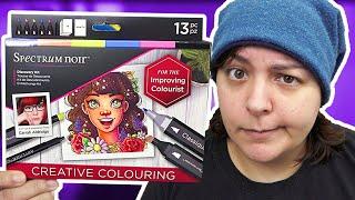 More NEW Markers Kit Spectrum Noir Review Alcohol Markers