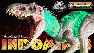 Mattel Jurassic World Dino Trackers Camouflage N Battle Indominus Rex Review!!!