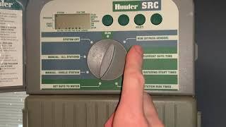 How To Program Hunter SRC Irrigation Controller