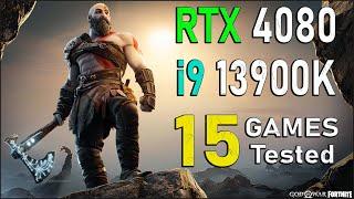 RTX 4080 + i9-13900K | Test in 15 Games at 1440p | ULTRA Settings | Tech MK