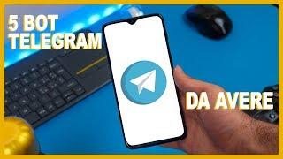 5 BOT TELEGRAM DA AVERE ASSOLUTAMENTE w/Luca Crocco