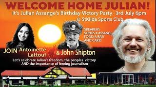 Melbourne Welcomes Assange Home