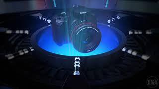 DSLR Camera Animation - 3d camera animation in after effects - Camera Lens Logo video intro