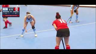 Argentina  vs Canada  / Panam Indoor Cup Day  #matchvue #hockey #youtube #trending