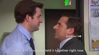 Jim and Michael blooper || The Office season 6 blooper