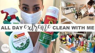 ALL DAY EXTREME CLEANING - WHOLE HOUSE SPEED CLEANING MOTIVATION || THE SUNDAY STYLIST