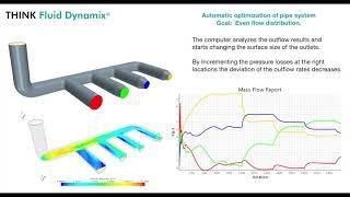 CFD in the Water Industry: Automatic Optimization of pipe system