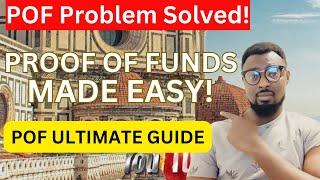 HOW TO GET PROOF OF FUNDS | POF MADE EASY! | POF COMPLETE GUIDE | ALL YOU NEED TO KNOW ABOUT POF