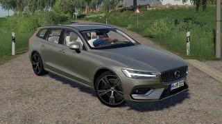 Volvo V60 - Farming Simulator 2019 [FS19 LS19 Swedish Car Mod]