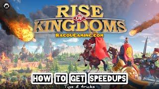 How to get speedups in Rise of Kingdoms | RoK Gameplay
