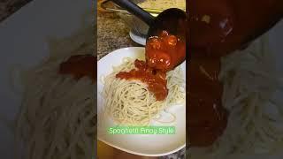 SPAGHETTI PASTA #shorts #spagetti #pastarecipe