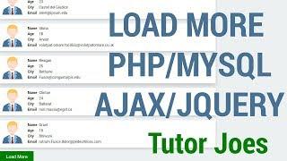 Load More Data using AJAX jQuery in PHP MySQLi  Tamil