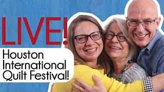 LIVE Houston International Quilt Festival | Fabric Café 3-Yard Quilts