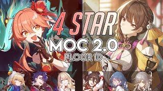 4 STAR DOT COMP & DUO SUSTAIN CLEAR | 4 STAR ONLY | MOC 10 [2.0] | Honkai Star Rail