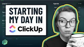How I use ClickUp in my Morning Routine ( ClickUp Setup Tour )