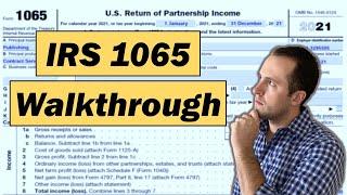 2022 IRS Form 1065 Walkthrough | Partnership Tax Return