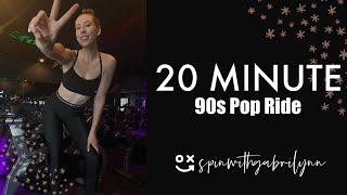 20 Minute Rhythm Cycling Class - 90s Pop Ride