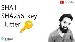 Flutter Generate SHA1 or SHA256 Key  in VS Code