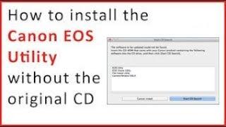 How To Install & Update Canon EOS Utility [ Without Original CD Canon 70D ]