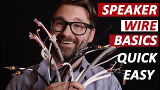 Speaker Wire Basics (Quick, Easy)