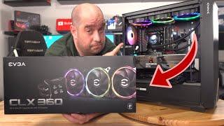 How to install the new EVGA CLCx 360mm CPU Liquid Cooler - Step By Step Install Guide