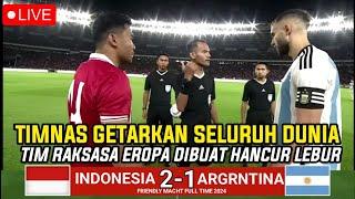 TIMNAS GUNCANGKAN DUNIA !! INDONESIA VS ARGENTINA !! TIMNAS SUKSES PECUNDANGI JUARA DUNIA ARGENTINA