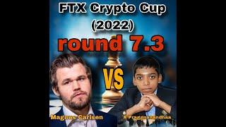 Game 8 | FTX Crypto Cup 2022.08.21 | magnus Carlson vs Praggnanandhaa | #chessclub0