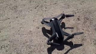 JJRC X9 Heron (DJI Spark Clone) chases the Hubsan H501S