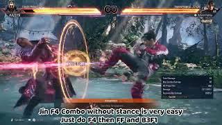 How To Cancel Jin F4 In Tekken 8!