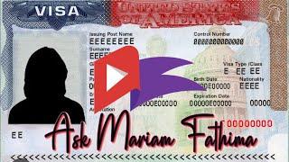 US Tourist Visa (B1/B2) from Toronto Canada | Interview questions | Documents | Ask Mariam Fathima