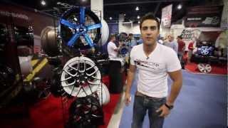 TRAKlite wheels booth SEMA  2012