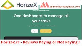 horizex.cc, Reviews Paying Or Not Paying ? #all_hyip  #HYIP_daily_update #NEW_HYIP #HYIP_monitor