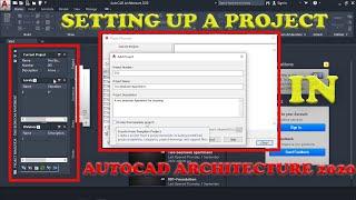 Project Setup in AutoCAD Architecture 2020 - 2023 (Episode 1)